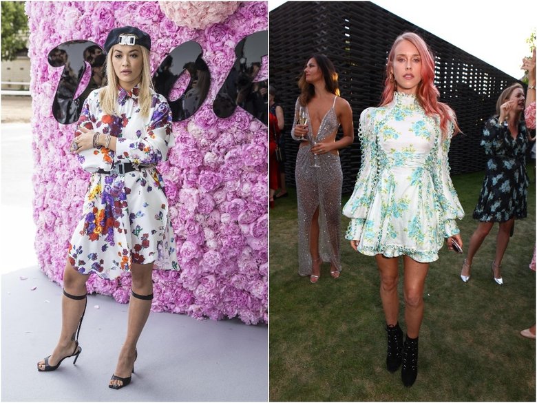 Рита Ора (слева) на показе мужской коллекции Dolce & Gabbana весна-лето 2019 и Леди Мэри Чартерис (справа) на летней вечеринке The Summer Party Рита Ора (слева) на показе мужской коллекции Dolce & Gabbana весна-лето 2019 и Леди Мэри Чартерис (справа) на летней вечеринке The Summer Party