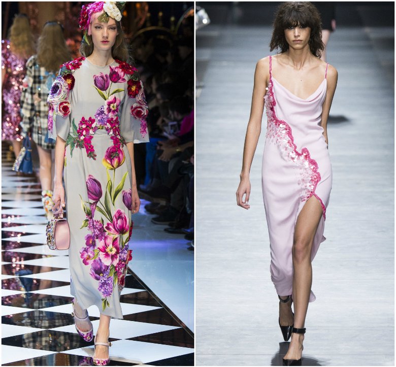 Dolce & Gabbana; Versace.