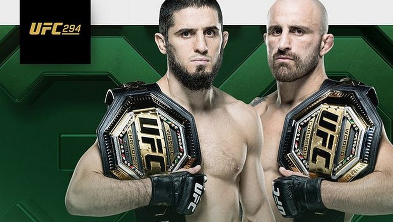 Афиша реванша Махачева и Волкановски на UFC 294