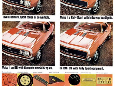 slide image for gallery: 2711 | Chevrolet Camaro. История модели