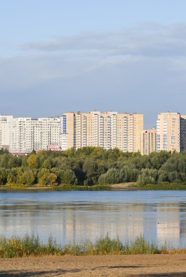 Вид на реку Иртыш в Омске