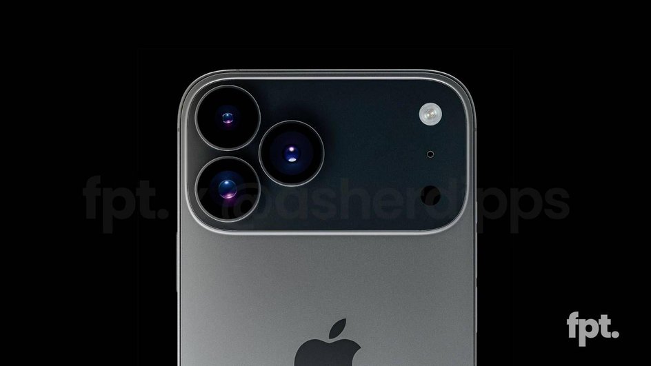 рендер блока камер iPhone 17 Pro Max рендер блока камер iPhone 17 Pro Max