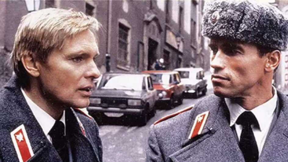 Олег Видов, Арнольд Шварценеггер в фильме «Красная жара» Олег Видов, Арнольд Шварценеггер в фильме «Красная жара»