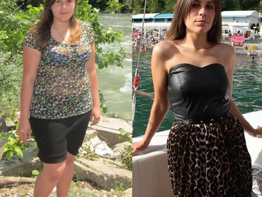 Slide image for gallery: 4234 | Мария Хулапова, 22 года. Рост: 170 см, вес «до» — 92 кг, «после» — 58 кг: «Моя полнота в принципе меня устраивала, пока однажды у меня не спросили, не беременна ли я? В моей истории похудения было два этапа: сначала  4 месяц