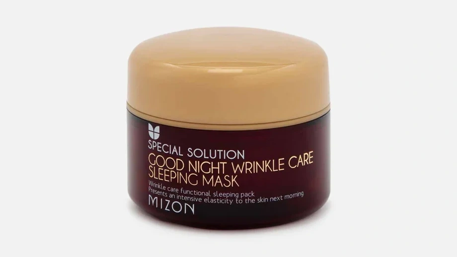 Ночная корейская маска для лица против морщин фирмы MIZON серия Good Night Wrinkle Care Sleeping Mask Ночная корейская маска для лица против морщин фирмы MIZON серия Good Night Wrinkle Care Sleeping Mask