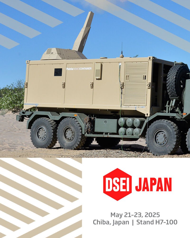Рекламный буклет Patria для DSEI Japan 2025