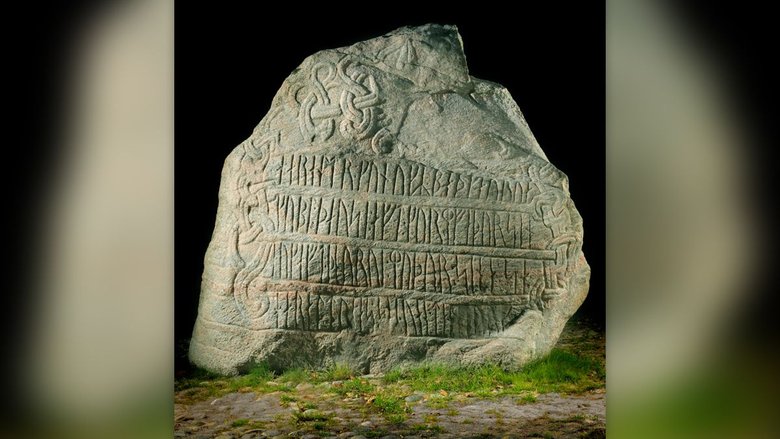 Еще одно изображение Еллингского камня. Фото: National Museum of Denmark