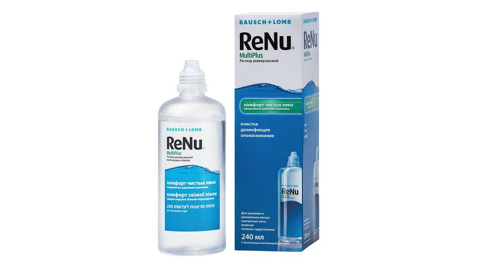 Раствор для контактных линз ReNu MultiPlus Раствор для контактных линз ReNu MultiPlus