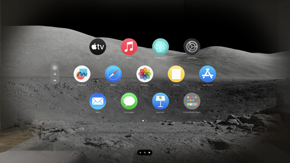 приложения в Apple VIsion Pro приложения в Apple VIsion Pro