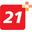Логотип - ТВ-21+