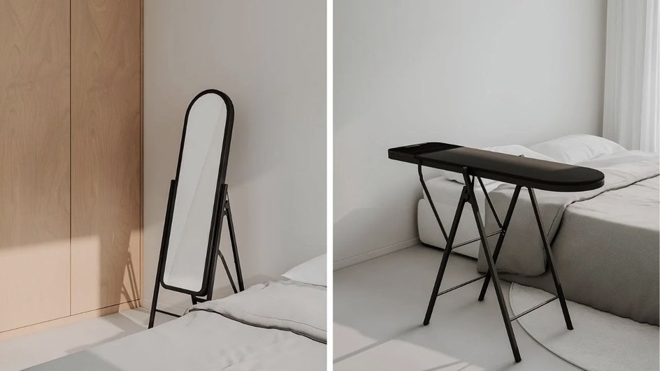 Зеркало-доска Flip Dual-Function Ironing Board Mirror