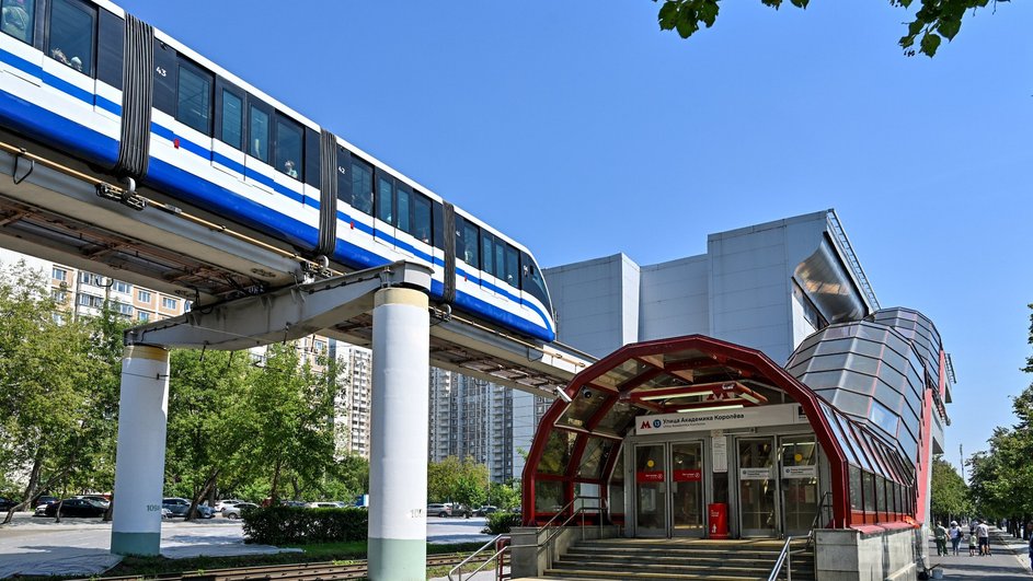 Станция московского монорельса Станция московского монорельса
