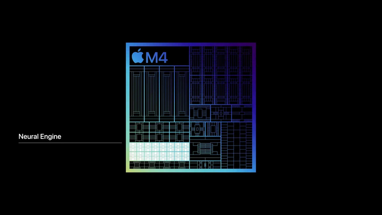 В iPad Pro (2024) установлен новейший процессор M4 с Neural Engine для обработки ИИ