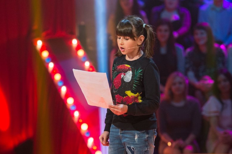 11-летняя Саша Зеленская приняла участие в шоу своего папы