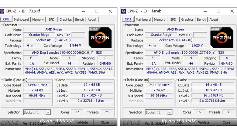 Разогнанные флагманы в CPU-Z