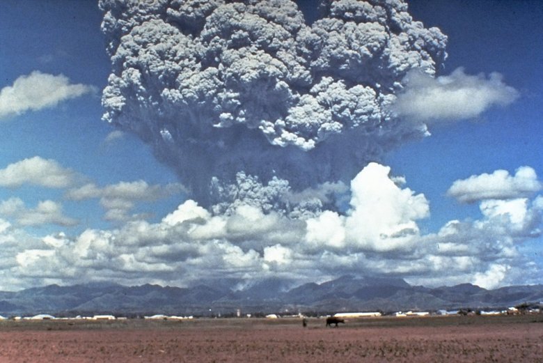 Извержение Пинатубо в 1991 году. Фото: wikimedia / Dave Harlow, USGS