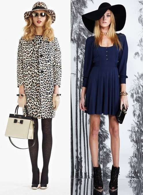 Лукбуки коллекций Kate Spade (слева) и Juicy Couture