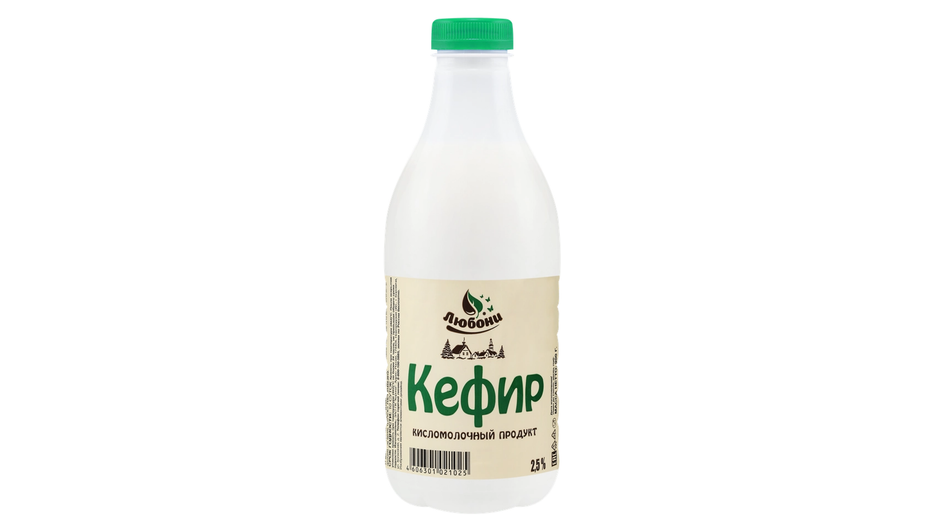Кефир 2,5% без ЗМЖ фирмы «Любони» Кефир 2,5% без ЗМЖ фирмы «Любони»