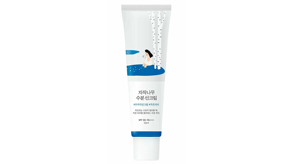 Защитный крем для загара на солнце фирмы Round Lab серия Birch Juice Moisturizing Mild-Up Sunscreen Защитный крем для загара на солнце фирмы Round Lab серия Birch Juice Moisturizing Mild-Up Sunscreen