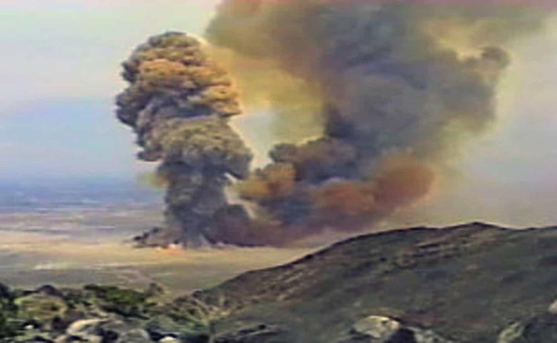 Взрыв на химическом заводе PEPCON в Неваде. Фото: wikimedia / Screenshot of home video of 1988 PEPCON explosion / Общественное достояние