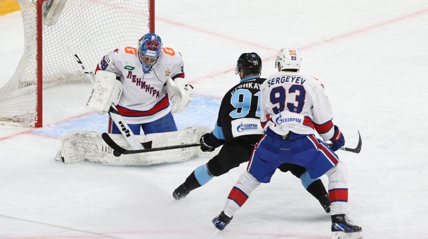 Хоккеисты минского «Динамо» проиграли СКА в последнем домашнем матче регулярки