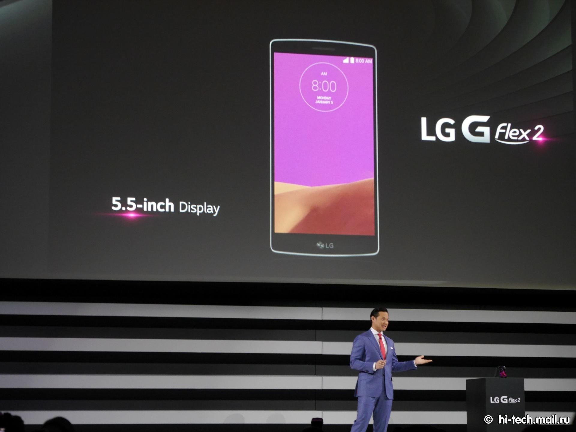 LG на CES 2015: самый мощный изогнутый смартфон - Hi-Tech Mail.ru