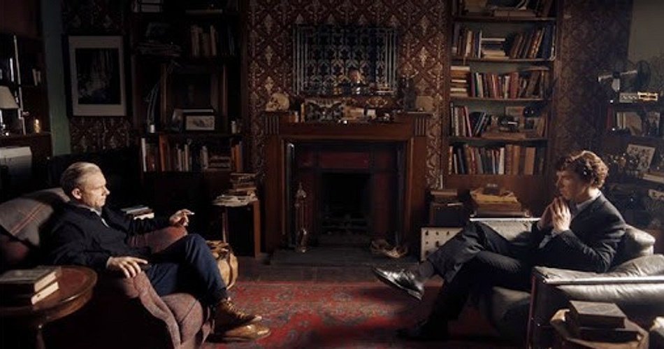 Гостиная Шерлока Холмса и еще 4 уютные комнаты отдыха из известных фильмов и сериалов