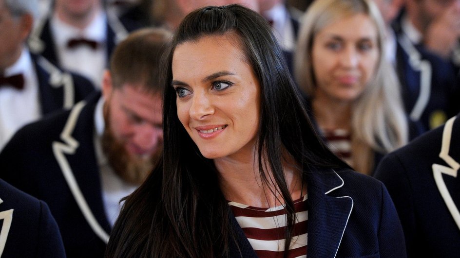 Елена Исинбаева в Кремлевском Дворце