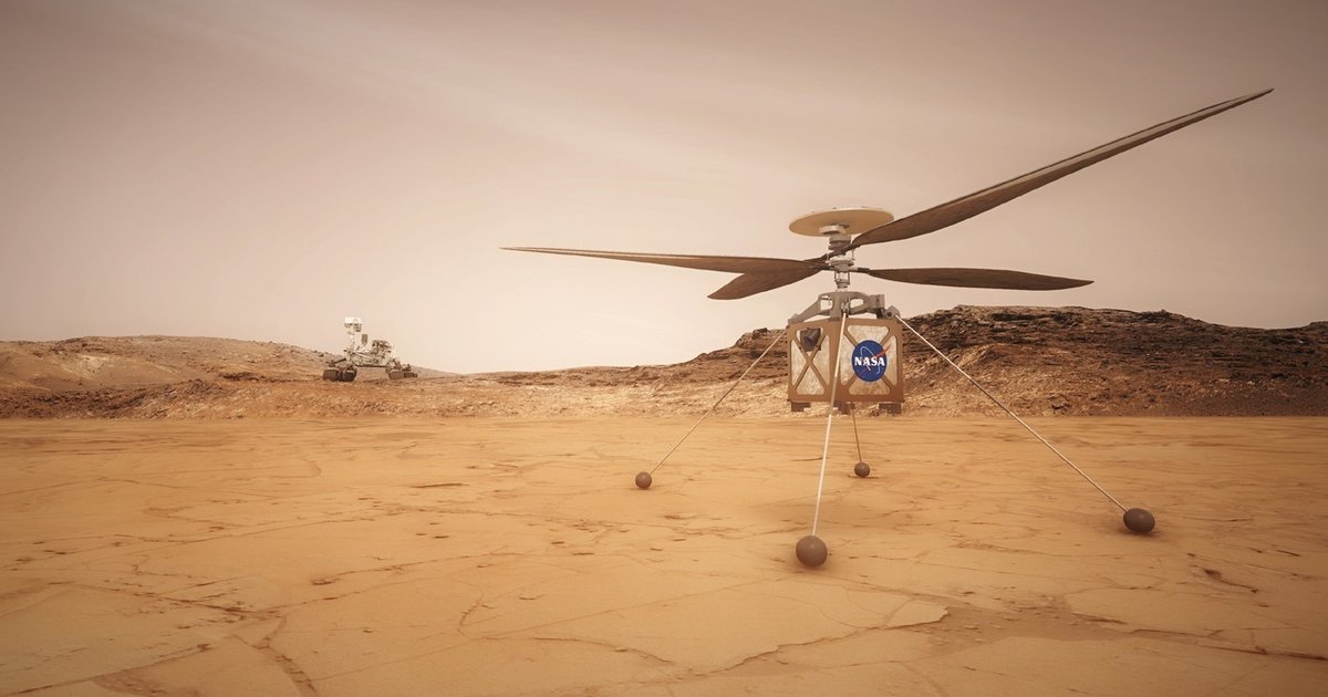 Видео дня: составлена карта полетов марсианского вертолета Ingenuity