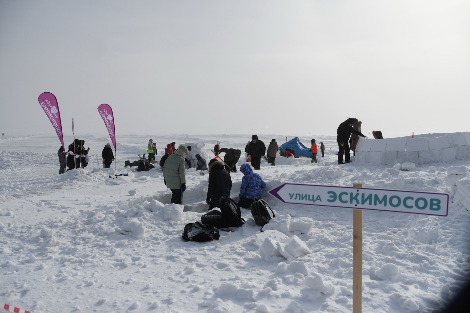 В Новосибирске прошел фестиваль иглу «Город Эскимосов»: 25 морозных фото со  снежной стройки - Новости Mail.ru