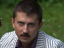 Павел Прилучный на съемках сериала «Витя в законе»