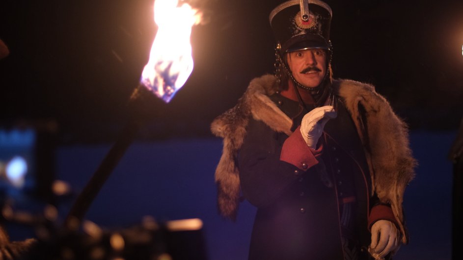 Константин Плотников на съемках фильма «Красный призрак 1812» Константин Плотников на съемках фильма «Красный призрак 1812»