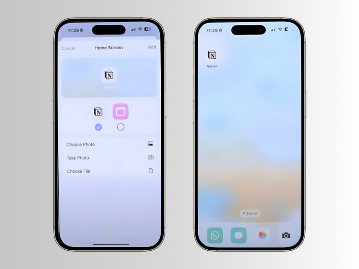 Результат смены иконки приложений на iOS 18 Результат смены иконки приложений на iOS 18