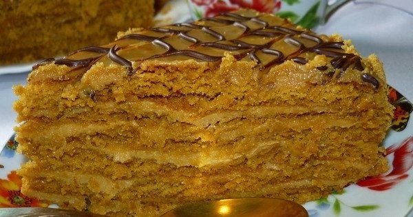 Медовый торт: рецепт приготовления со сгущенкой