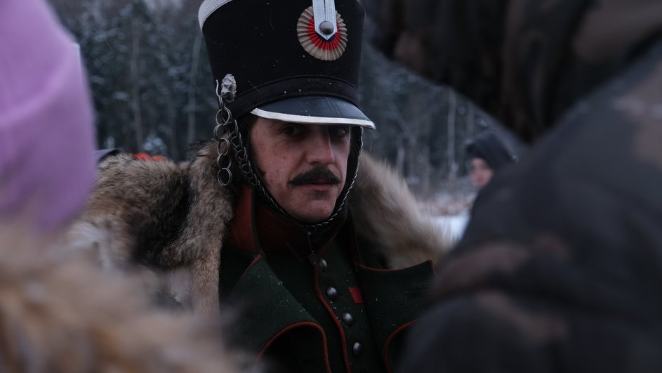 Константин Плотников на съемках фильма «Красный призрак 1812» Константин Плотников на съемках фильма «Красный призрак 1812»