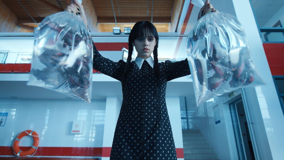 Кадр из сериала «Уэнсдэй» Кадр из сериала «Уэнсдэй»