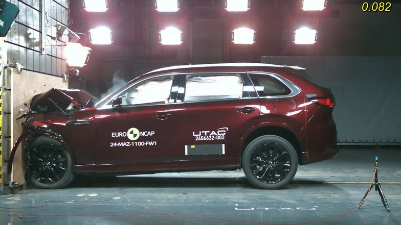 Краш-тест Mazda CX-80 EuroNCAP Краш-тест Mazda CX-80 EuroNCAP