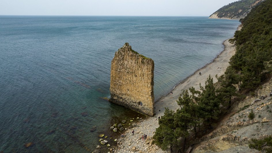 Скала Парус в Геленджике