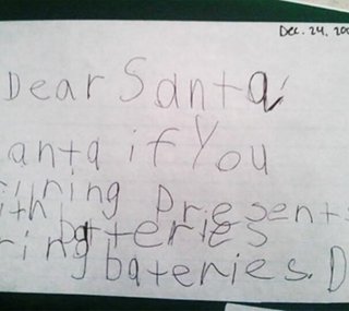 25 смешных детских писем Деду Морозу