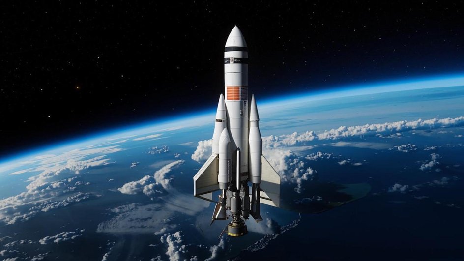 космическая ракета художественное изображение космическая ракета художественное изображение