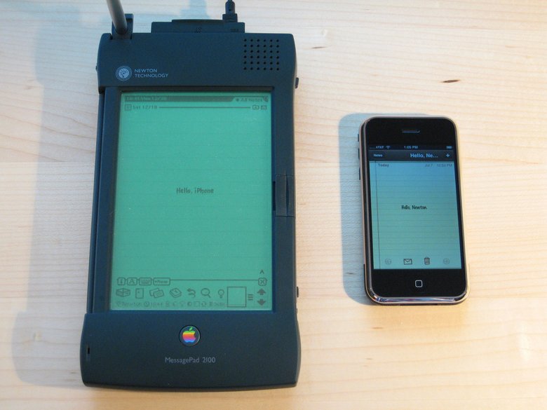 Apple Newton MessagePad 2100 и первый iPhone