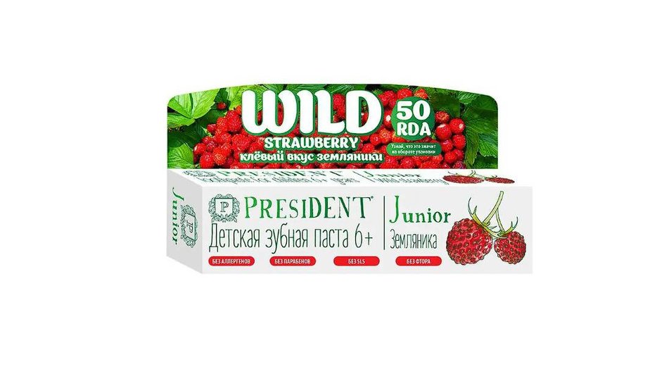 PresiDENT Junior 6+ Земляника PresiDENT Junior 6+ Земляника
