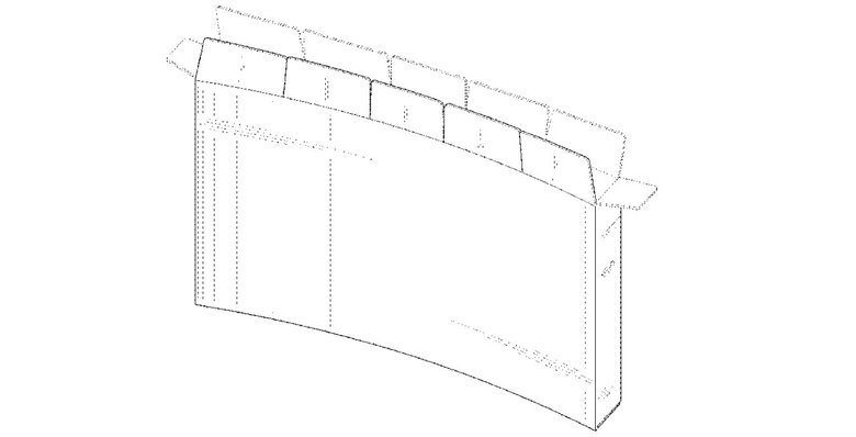 Фрагмент из патента № US D767,990 S