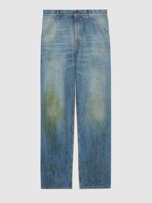Slide image for gallery: 13770 | В моду вошли джинсы за 60 тысяч рублей со следами от травы