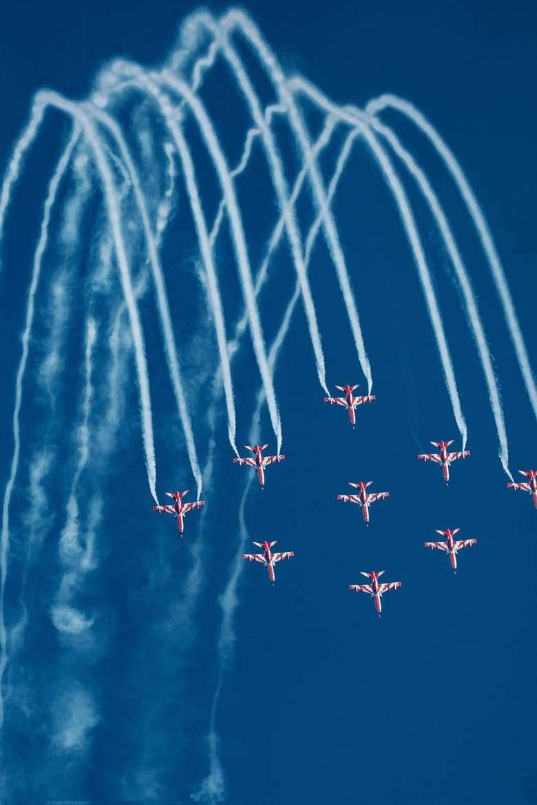 высший пилотаж на Aero India 2025