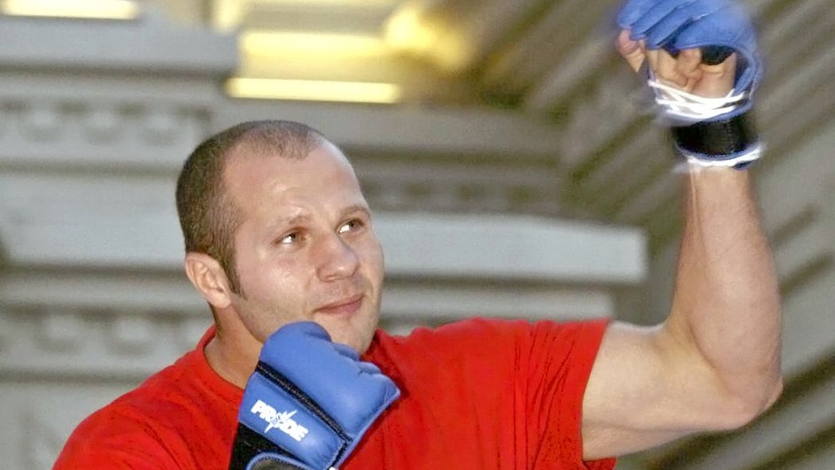 Федор Емельяненко на открытой тренировке Федор Емельяненко на открытой тренировке