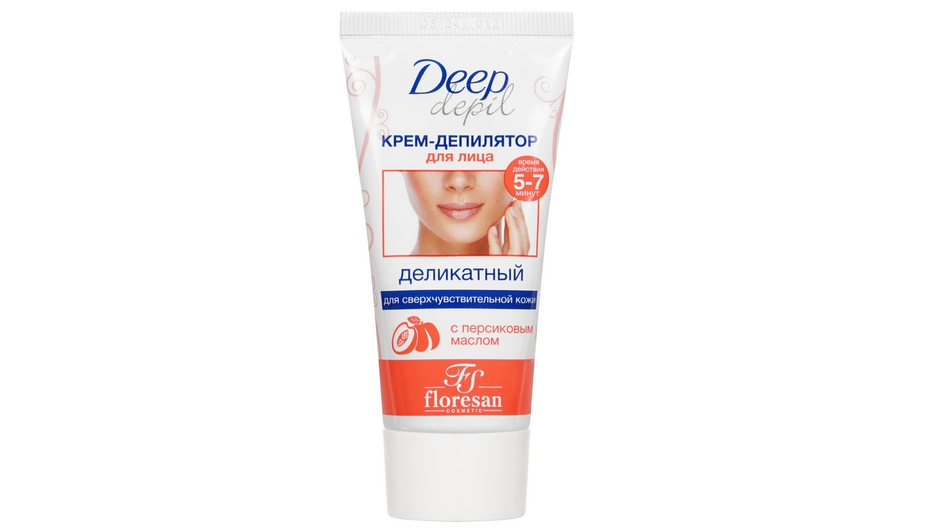 Крем для депиляции лица фирмы Floresan серии Deep Depil Крем для депиляции лица фирмы Floresan серии Deep Depil