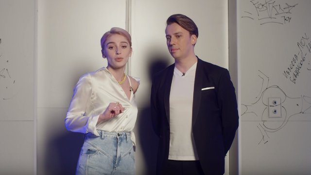 Анастасия Ивлеева и Максим Галкин в AgentShow