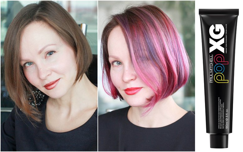 Окрашивания волос в фиолетовый цвет самостоятельно, фото до и после, осветление и тонирование