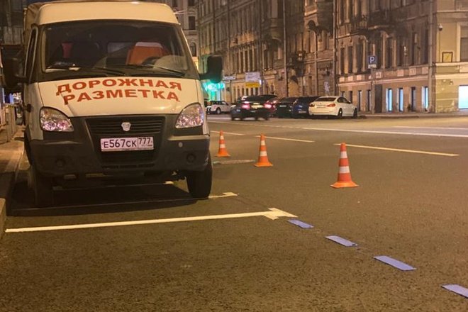 Новая разметка платной парковки Новая разметка платной парковки